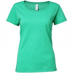 Plain Softstyle® women's deep scoop t-shirt Gildan 153 GSM